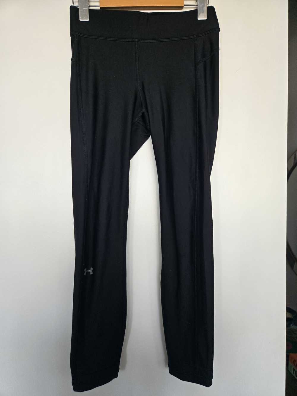 Under Armour Womens Heatgear Compression Black Athletic Leggings